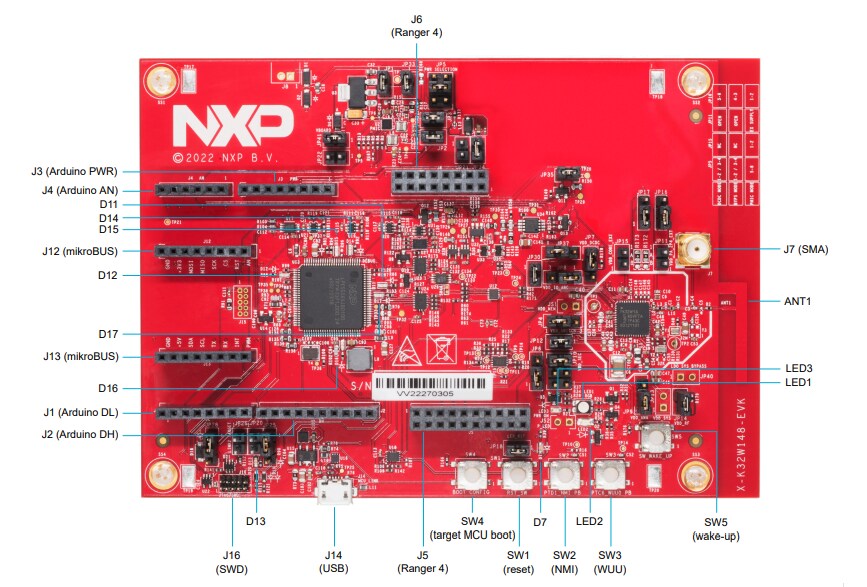 NXP Semiconductors K32W148-EVK Evaluation Kit